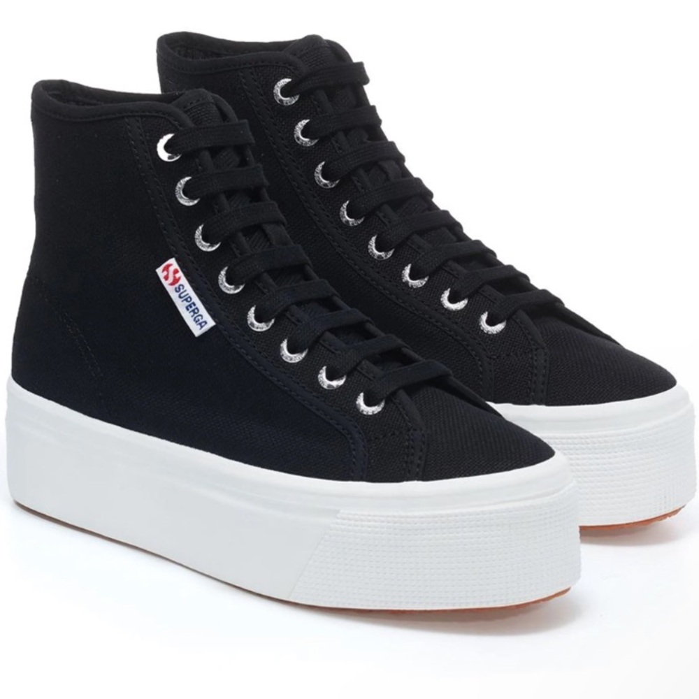 Superga 2708 High Top Sneakers Black 37.5